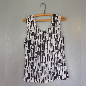 Milano Monochrome Geometric Tank Top